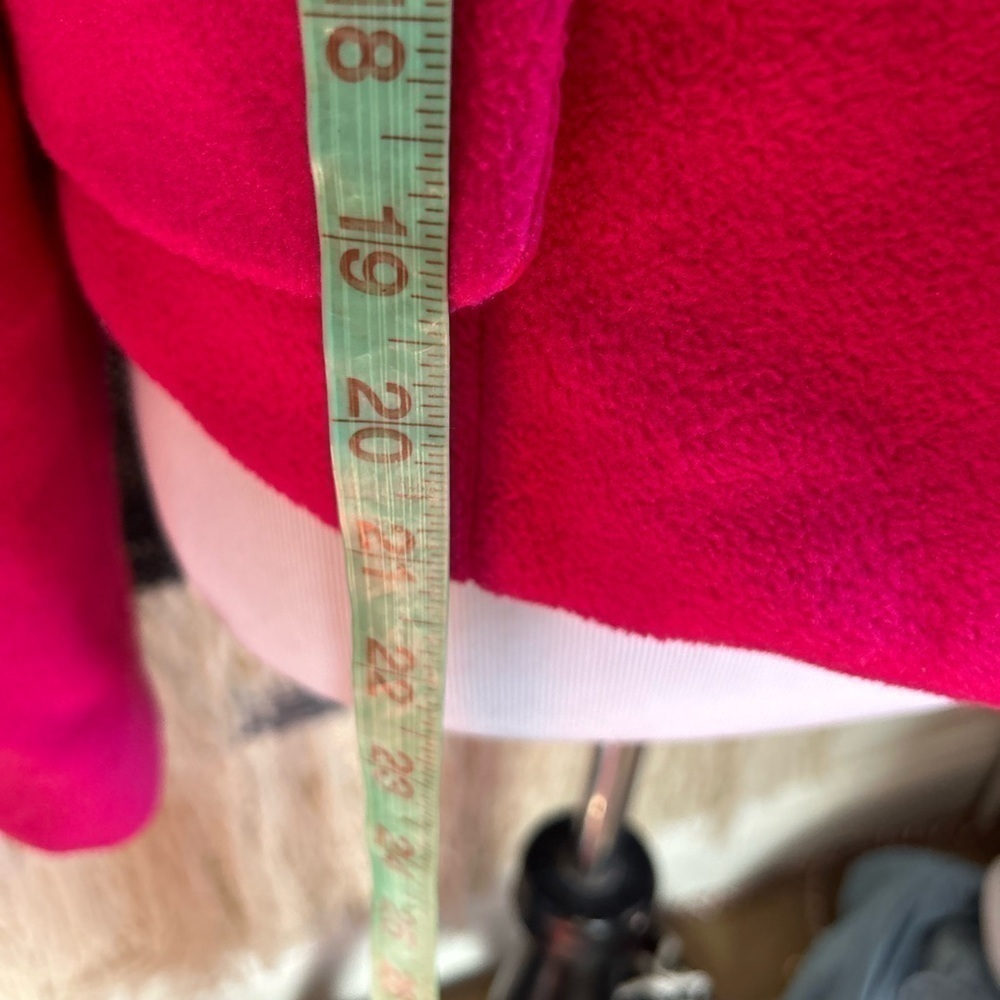 Express Tailleur vintage hot pink Sherpa blazer size large - Picture 4 of 7